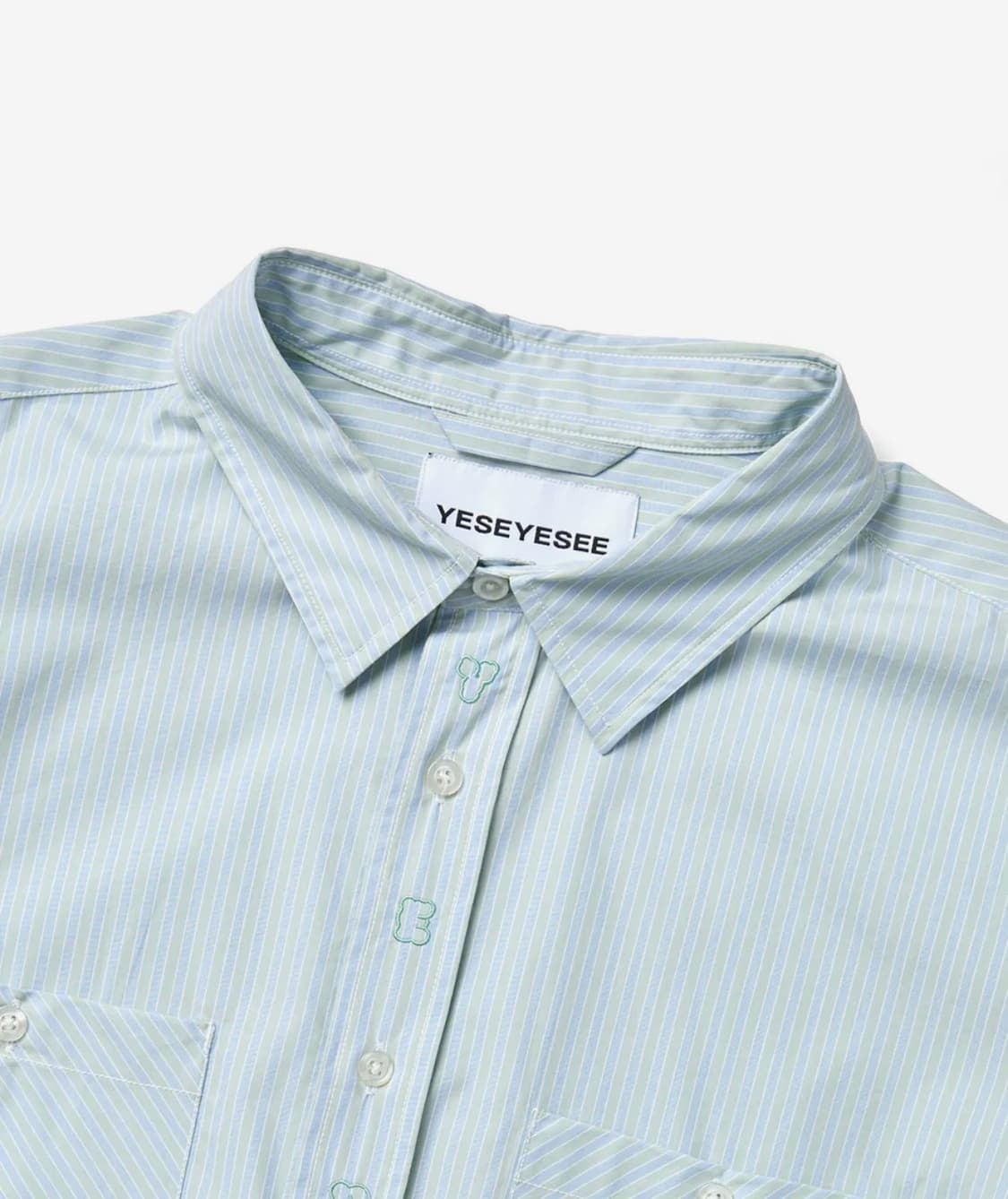 예스아이씨 Plop Stripe Shirt Mint 상품이미지3
