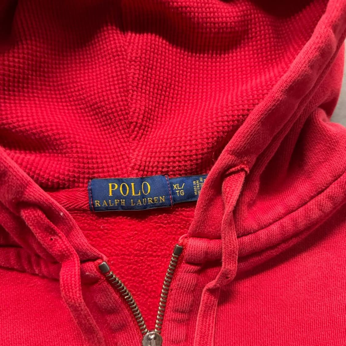 폴로 랄프로렌 빈티지 빅포니 로고 후드 집업 상품이미지3