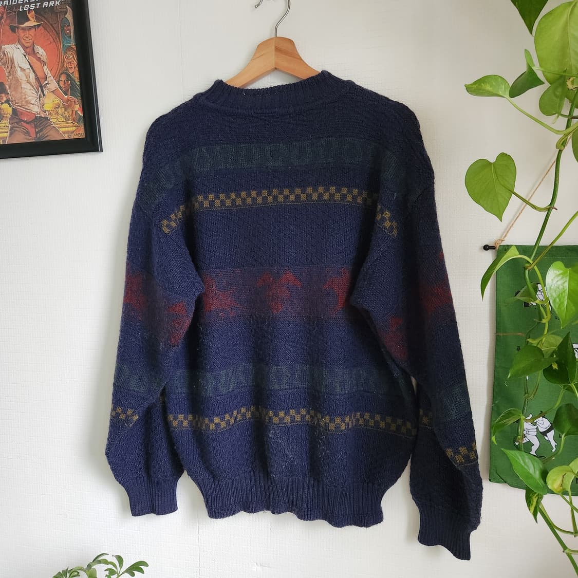 80s 간트 러거 노르딕 패턴 스웨터 상품이미지6