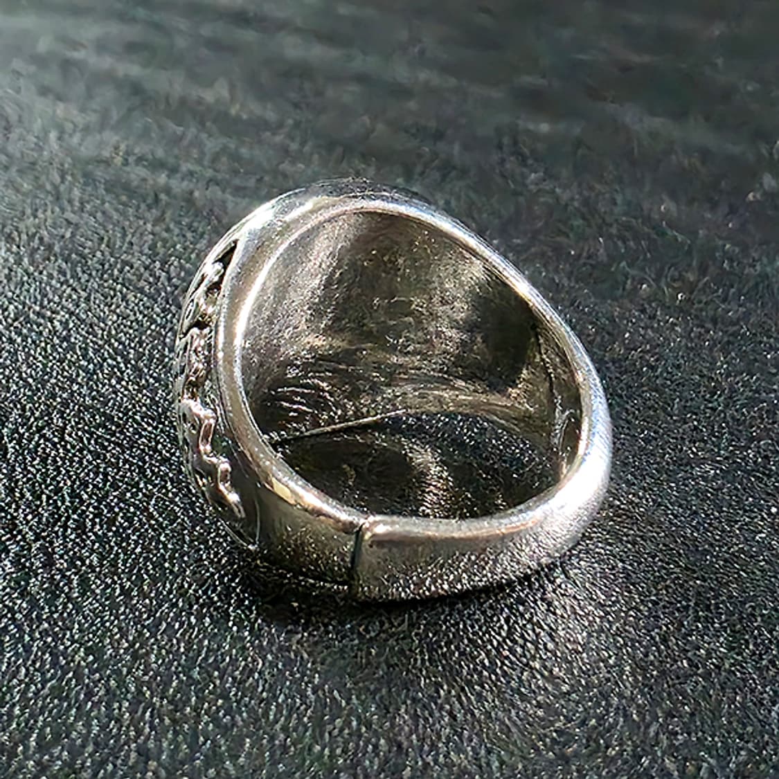 Georgius 백동 남자 엔틱 빈티지 명품 메달 용 기사 반지 상품이미지4