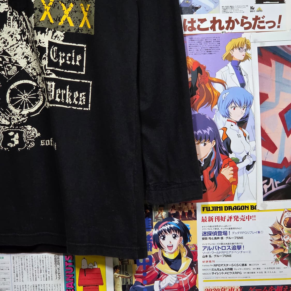 빈티지 펑크 프린팅 PK롱슬리브 상품이미지4