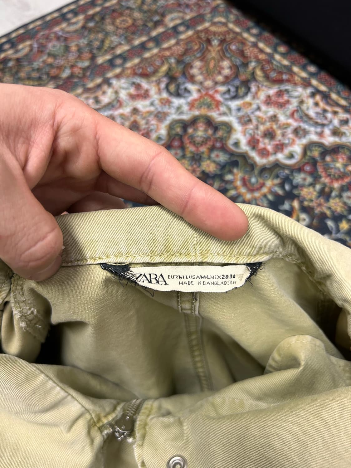 자라 빈티지 레이싱 크롭 자켓 상품이미지3