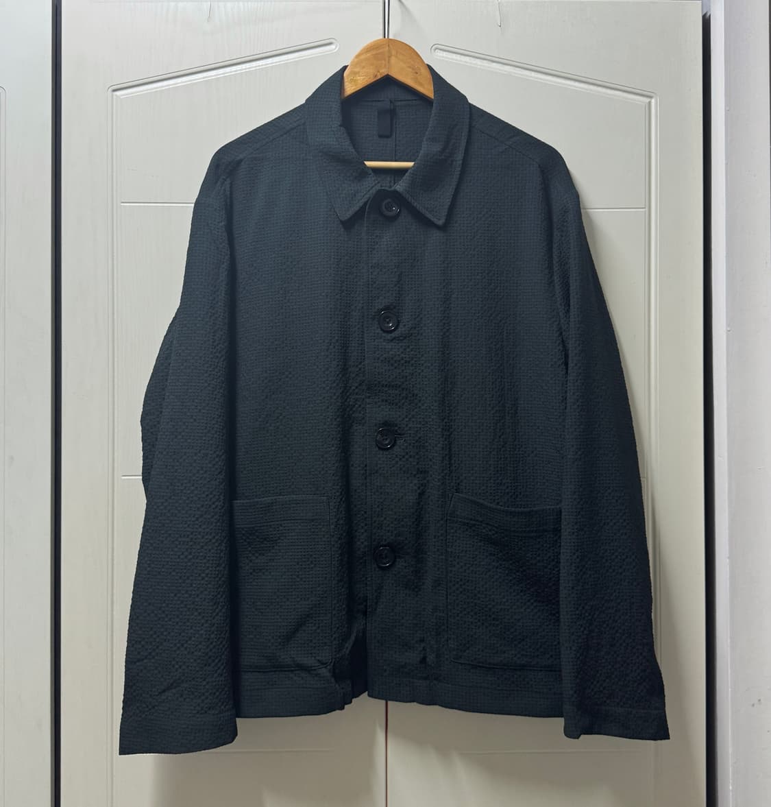 커스텀멜로우 24ss 시어서커 워크 자켓 팝니다 상품이미지1