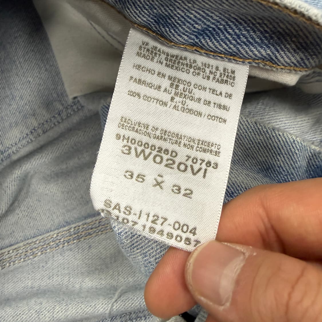 (34)랭글러 Wrangler 카펜터 연청 데님팬츠 상품이미지4