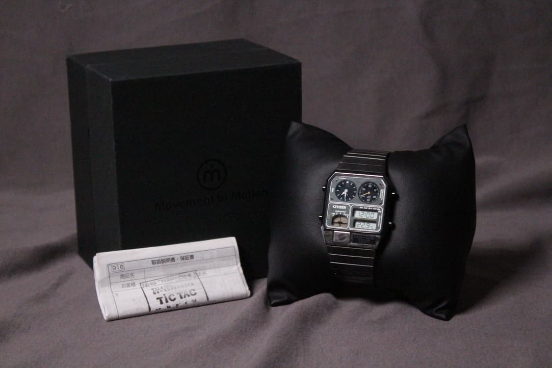 시티즌 X Tictac 아나디지템프 카키 상품이미지4