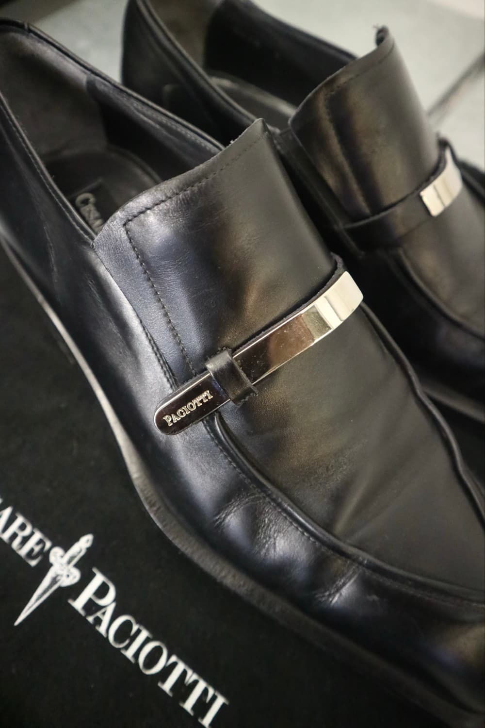 Cesare Paciotti leather lofers 상품이미지3