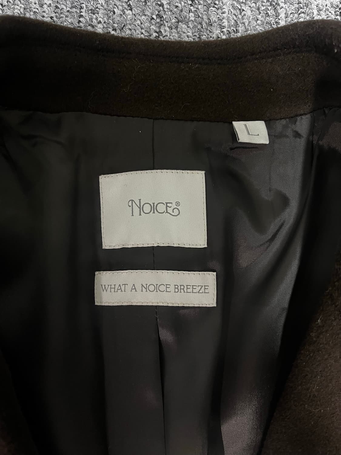 [L] NOICE Single Coat Brown 상품이미지2