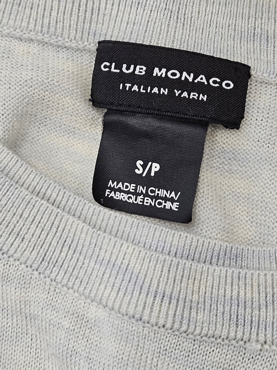 클럽모나코 울이너 긴팔티 S 상품이미지2