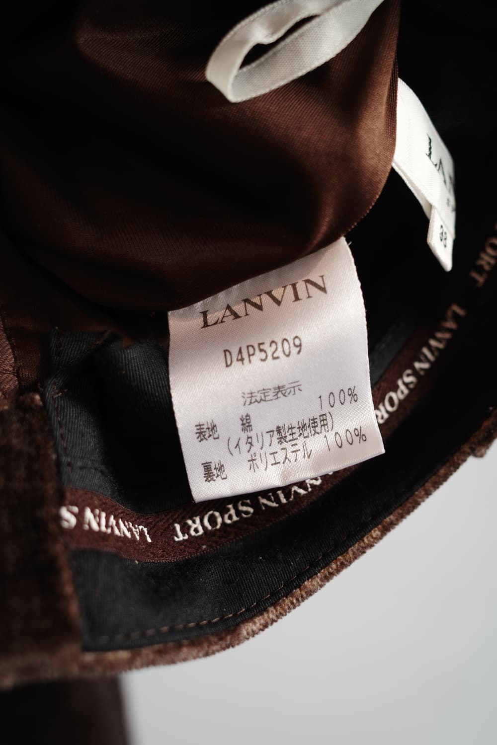 LANVIN 랑방 벨벳 세미 부츠컷 팬츠 (27인치) 상품이미지7