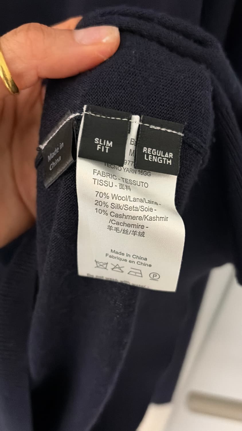 Neil barret 실크 캐시미어니트 55,66정품  상품이미지3