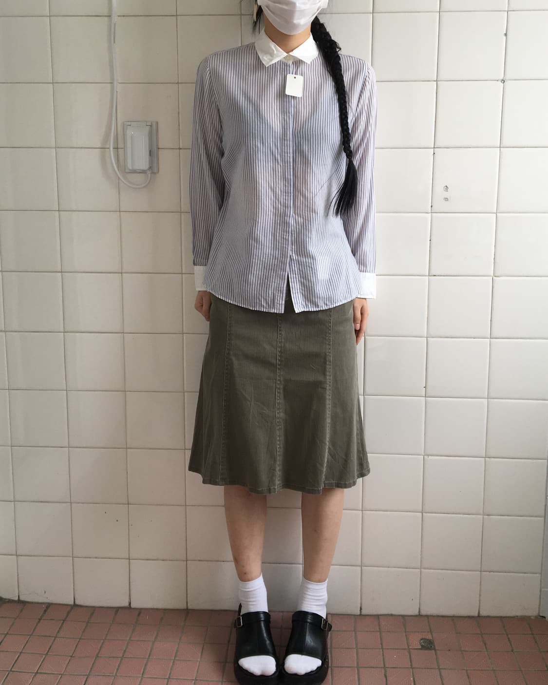 Stripe pattern shirt 상품이미지1