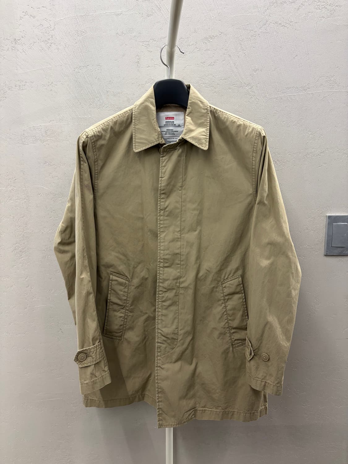 슈프림 트렌치 코트 M 베이지 상품이미지2