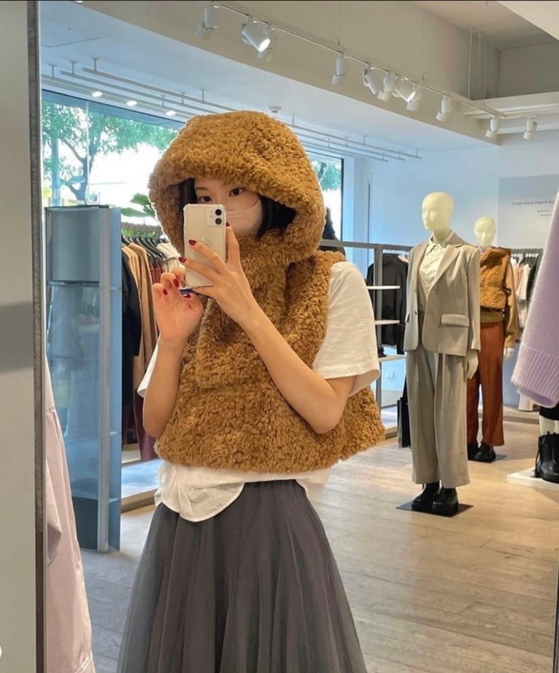 코스 시어링 베스트 m/l 상품이미지1