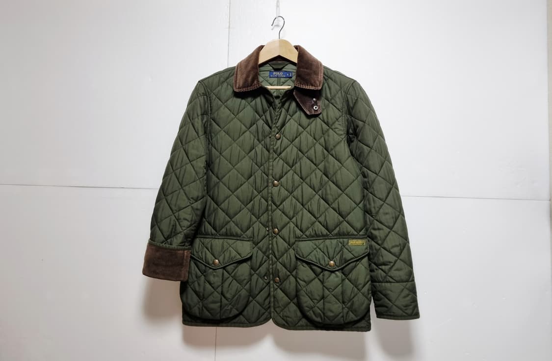 남성 폴로 카키 코듀로이 퀼팅 퀄팅 자켓 점퍼 상품이미지2