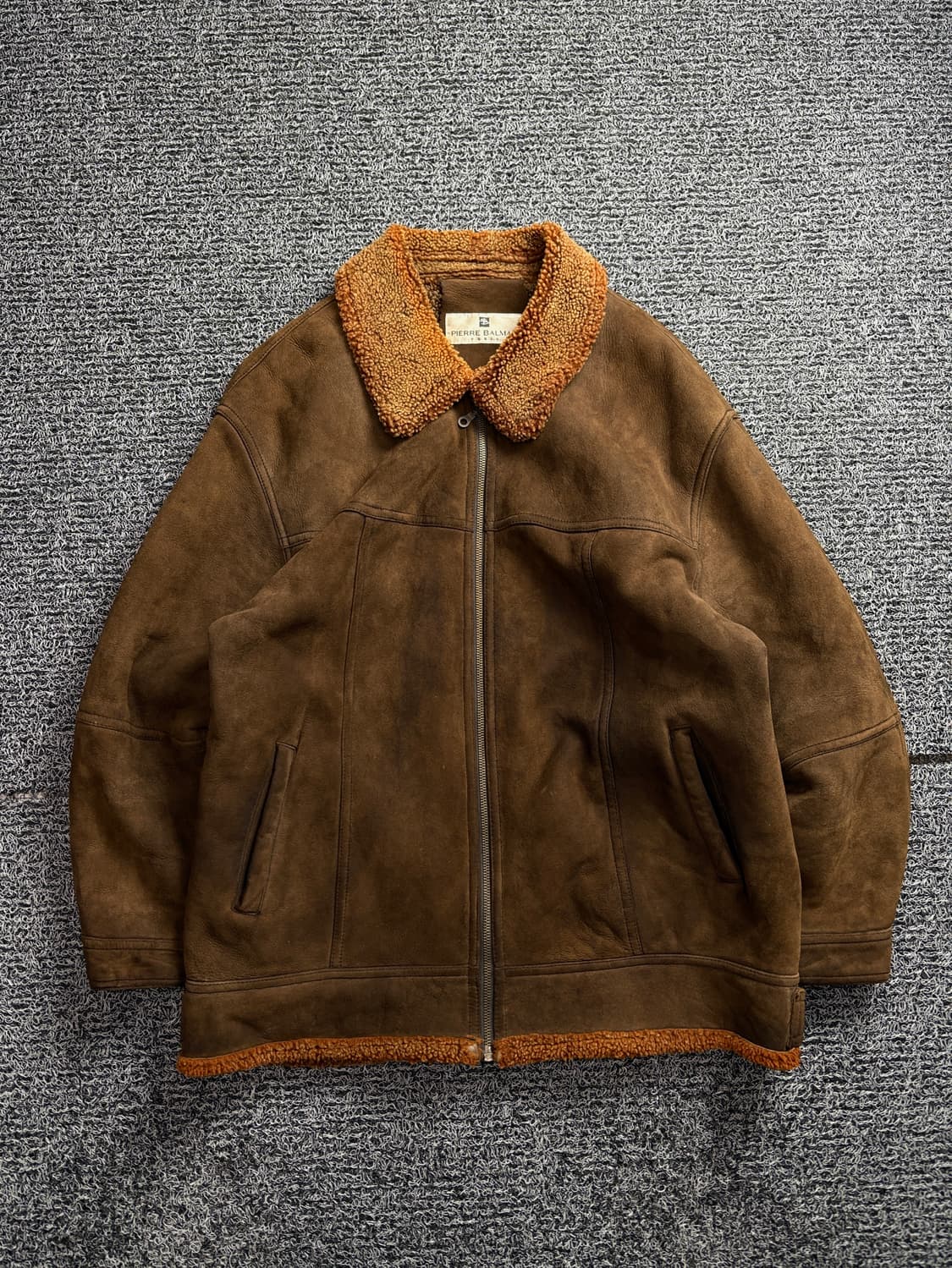 90s 발망 아카이브 양가죽 양털 무스탕 2557 상품이미지2