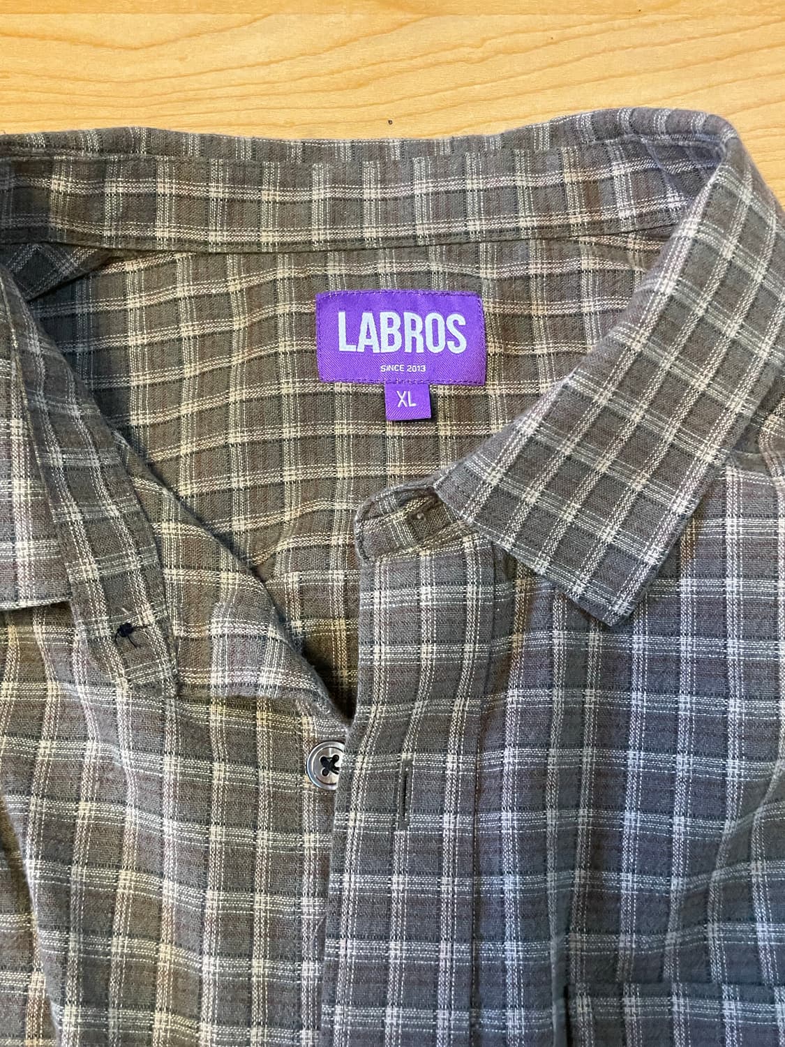 라브로스 체크셔츠 XL 상품이미지3