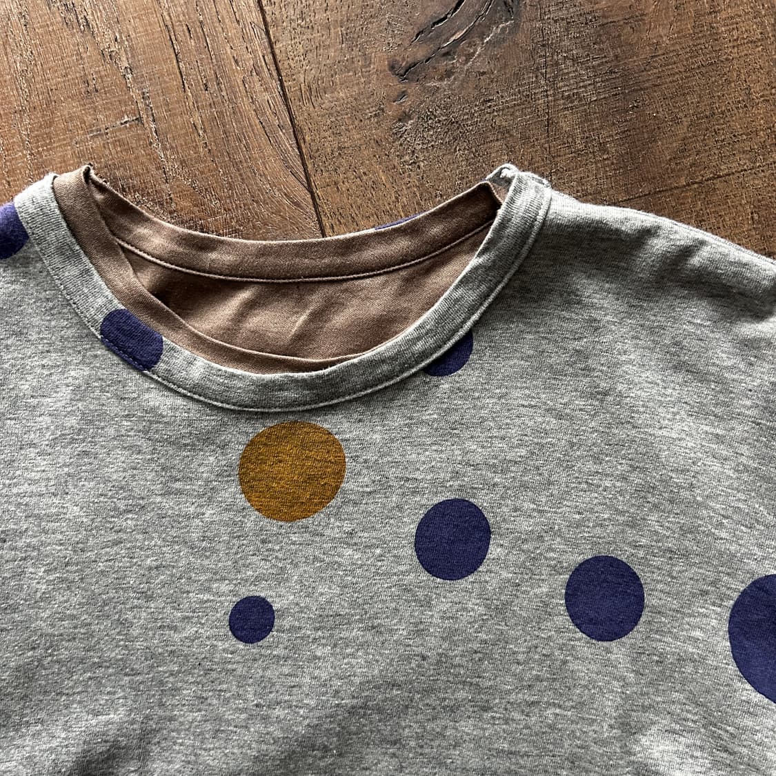 Reversible Dot Layer Half T 상품이미지3