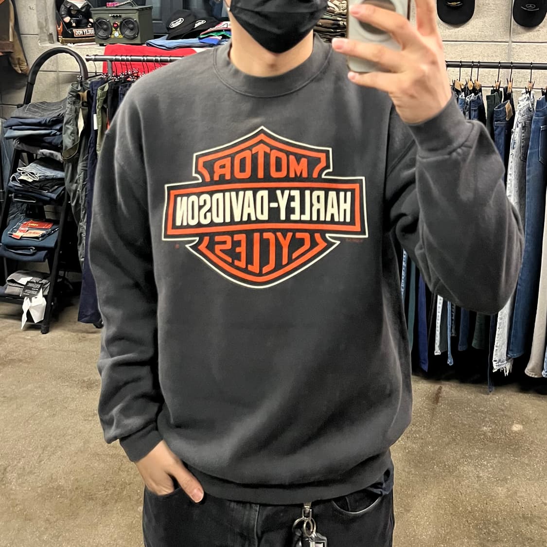 00s 할리데이비슨 바앤실드 맨투맨 (105) 상품이미지1