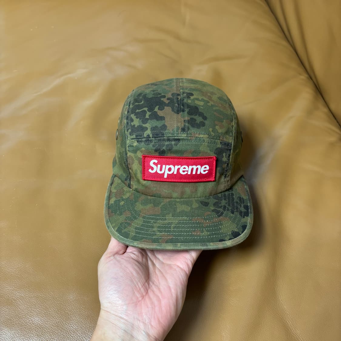 Supreme 슈프림 밀리터리 카모 캠프캡 모자 (Washed Camo) 상품이미지2