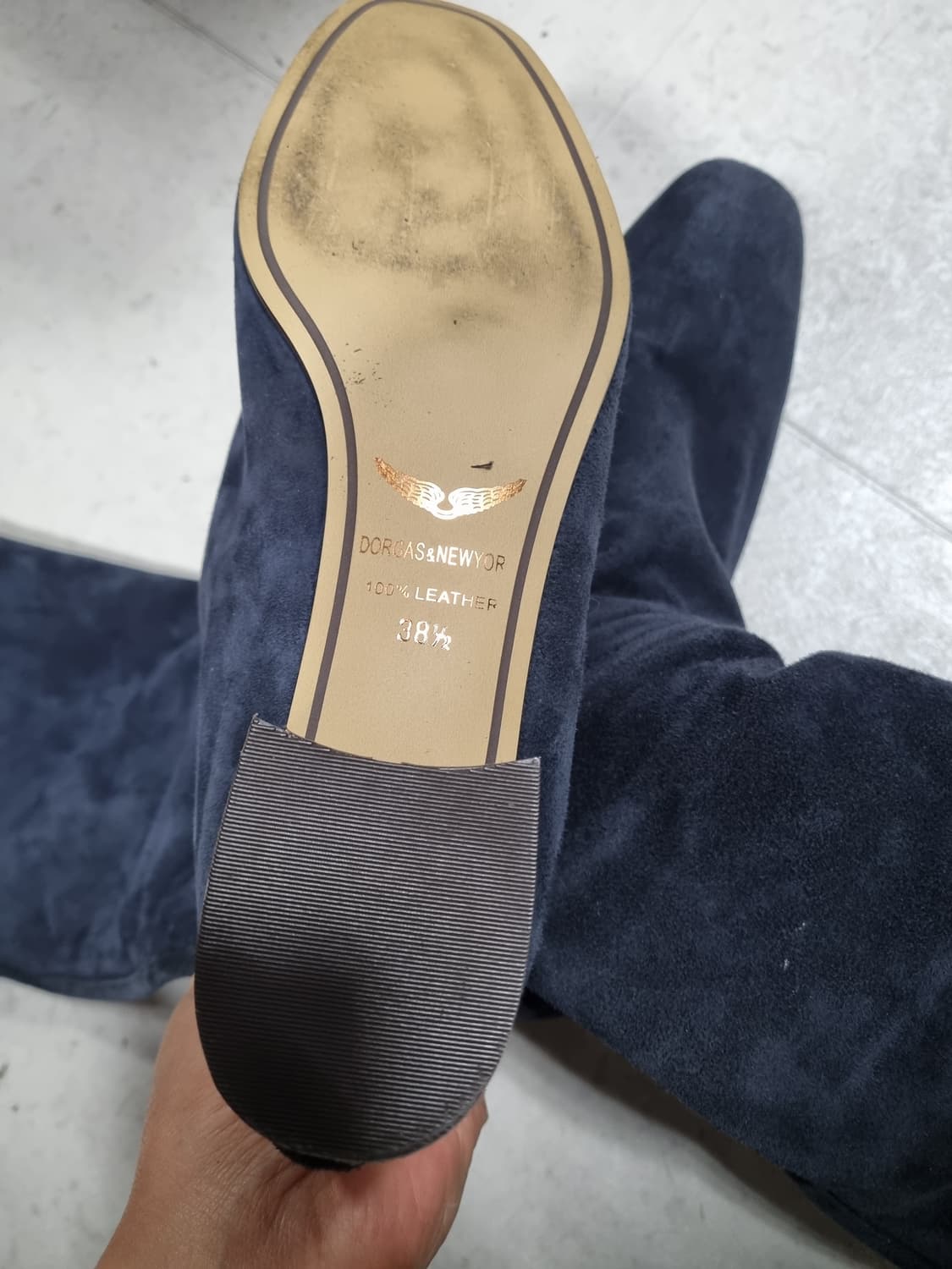 도르가스 뉴욕 여성 스웨이드 롱부츠  상품이미지3