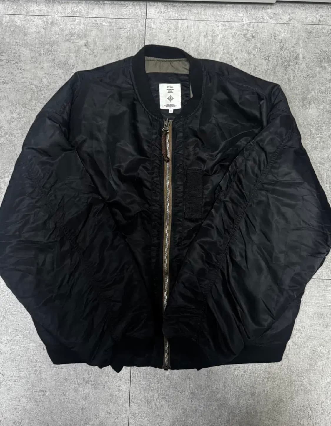 [4] 엔벨로프 노캐스터 실크 나일론 블랙 상품이미지1