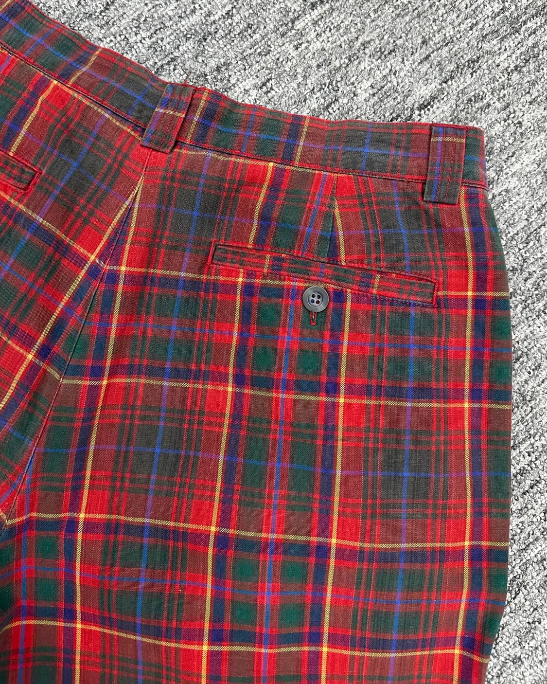 (허단39)90'S GAP OLD 체크 반바지-M1918 상품이미지5