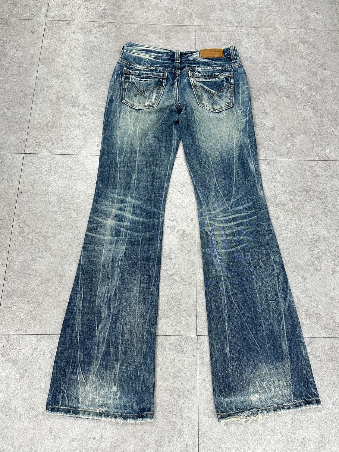 DESII GIRL high waisted flare denim jean 상품이미지5