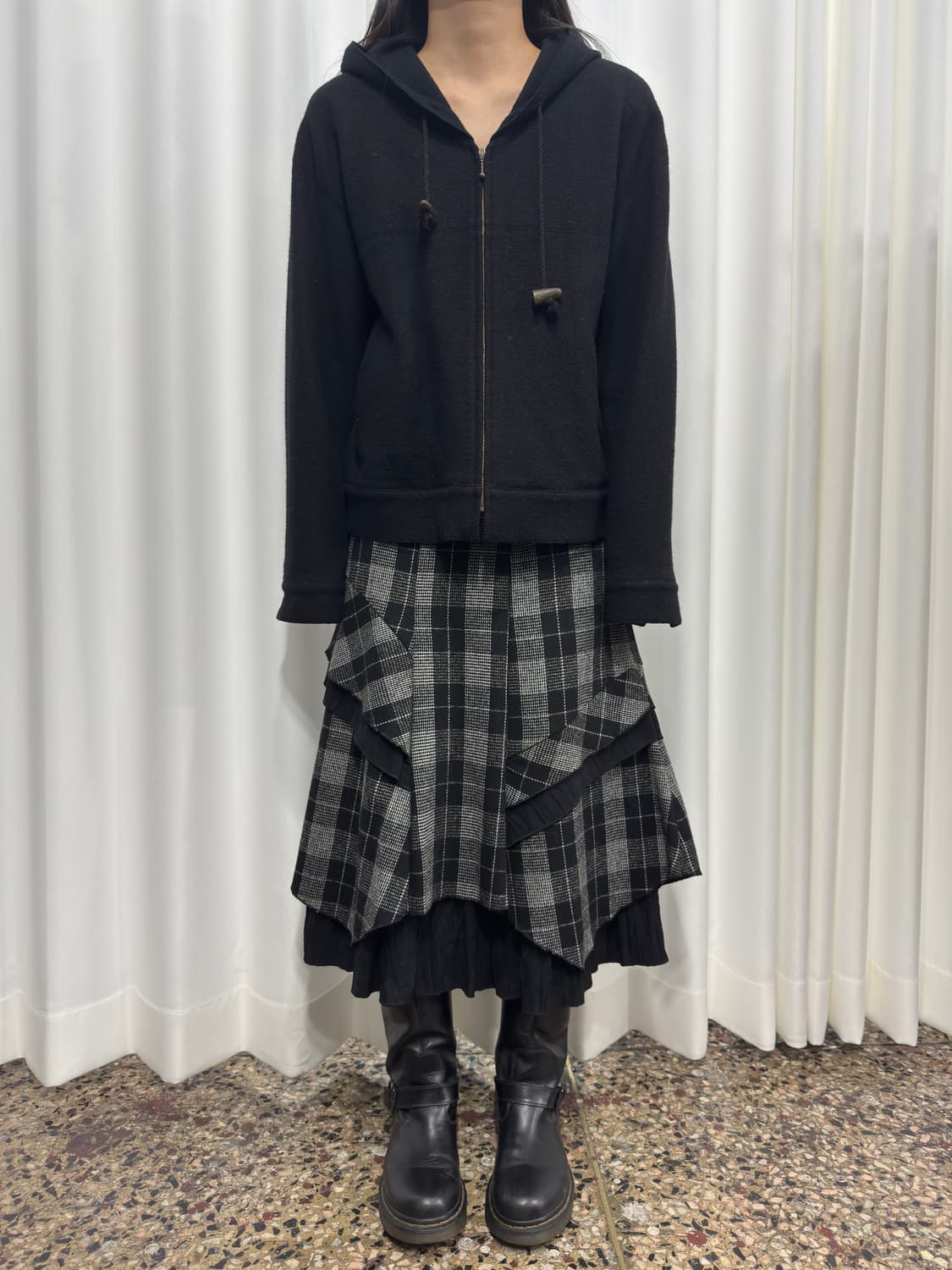 check design skirt 상품이미지2