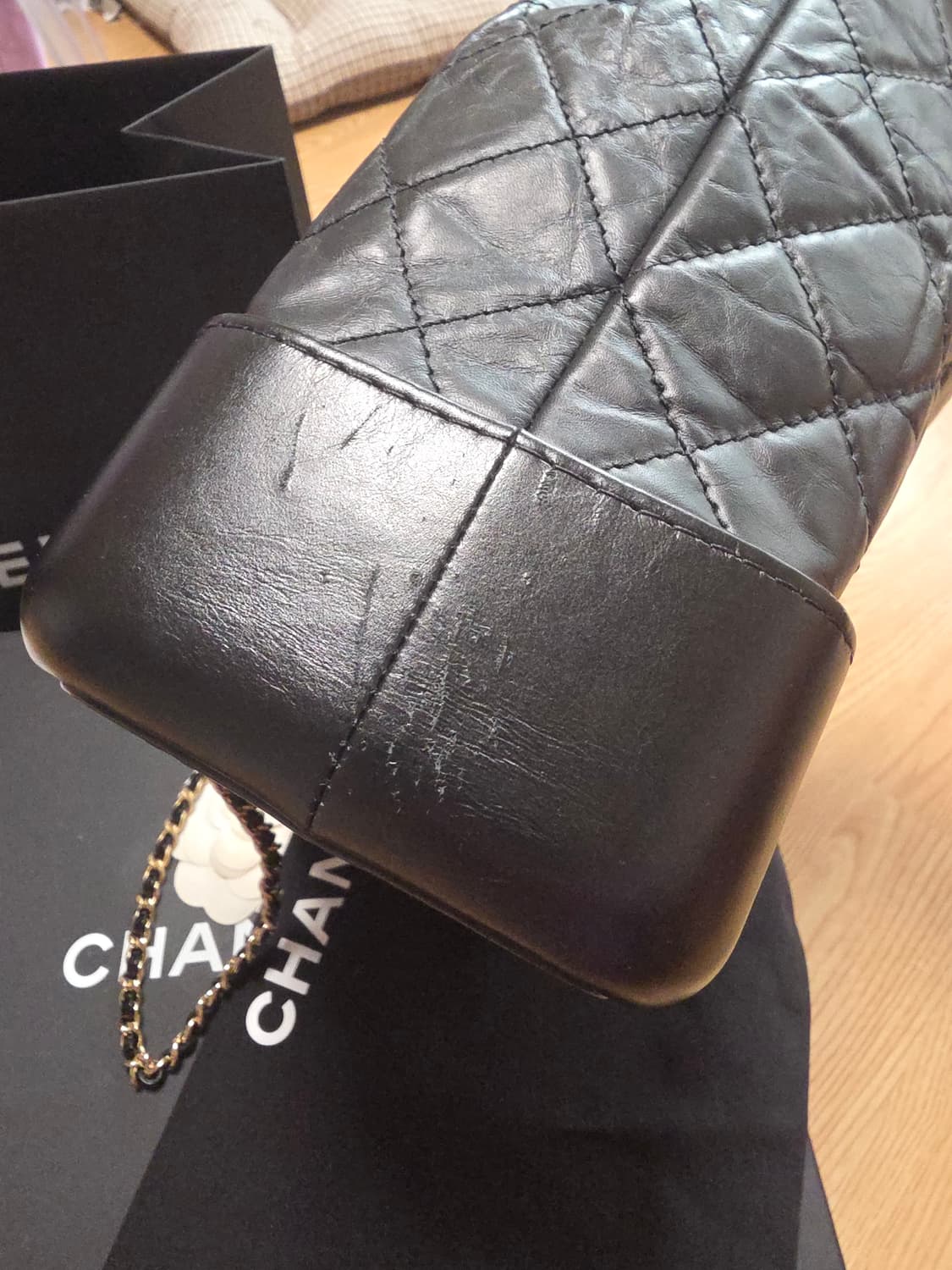 샤넬 가브리엘 백팩 미듐 블랙 상품이미지7