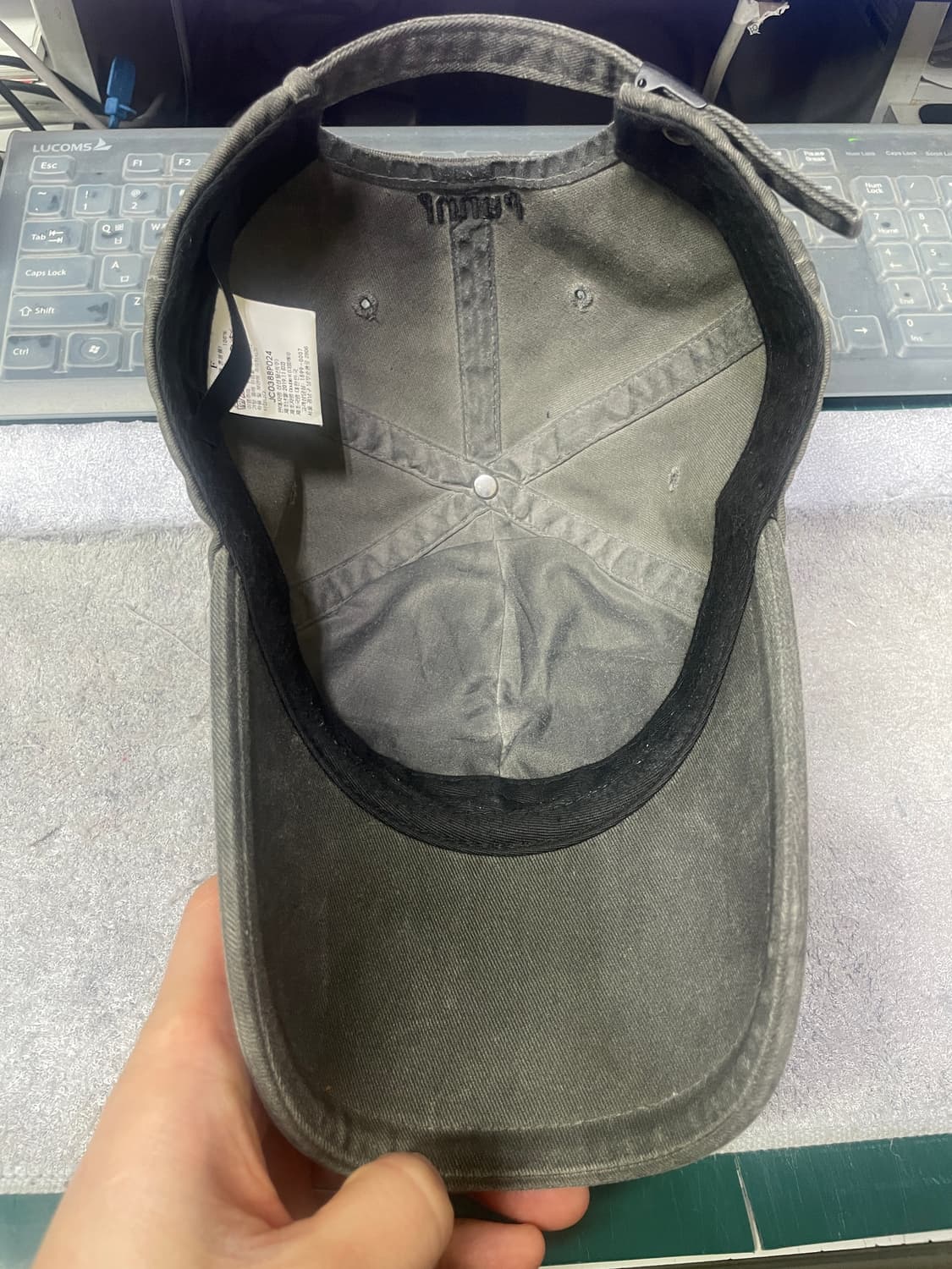 준지 가먼트다잉 시메트리 볼캡 상품이미지3