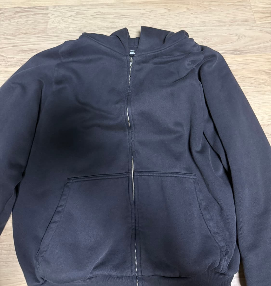 이지 갭 후드집업 블랙 M 상품이미지1