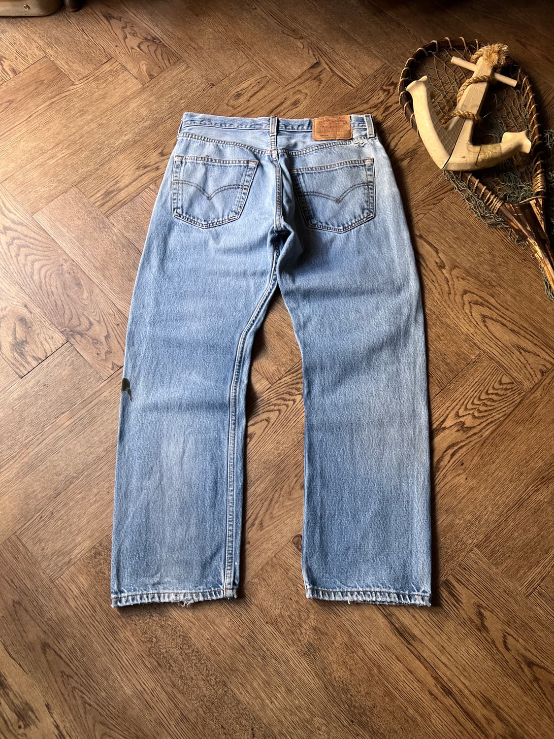 [30]90's 리바이스 501XX 빈티지 워싱 데님 팬츠 상품이미지8