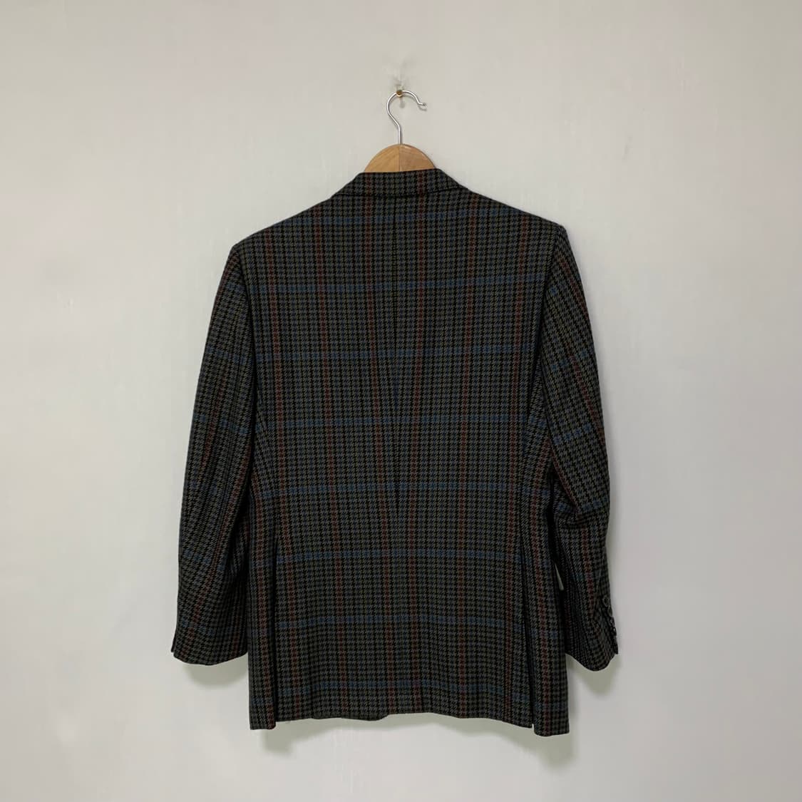버버리 빈티지 체크무늬 울 블레이저 자켓 상품이미지3