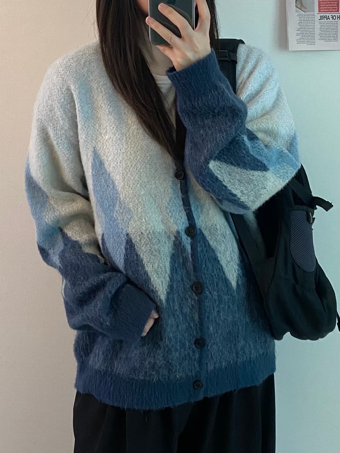 비슬로우 모헤어 니트 가디건 상품이미지2