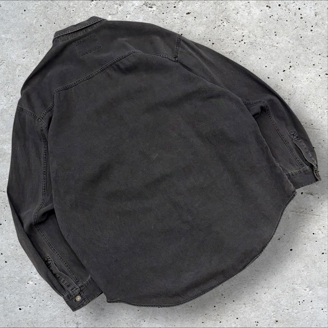 [L] 00s 리바이스 블랙 데님 흑청 셔츠 남방 D223 상품이미지2