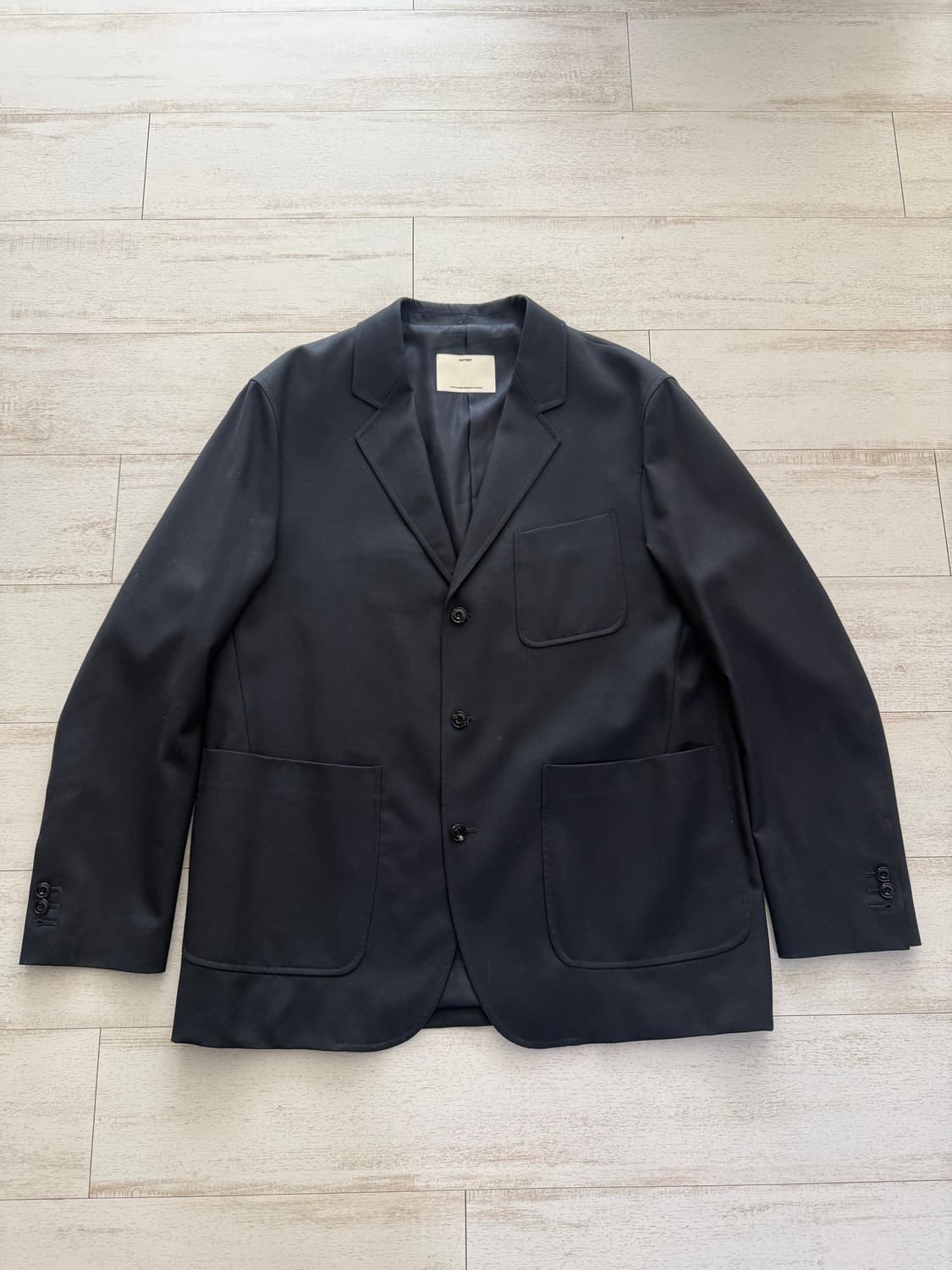 포터리 울 셋업 다크네이비 상품이미지1