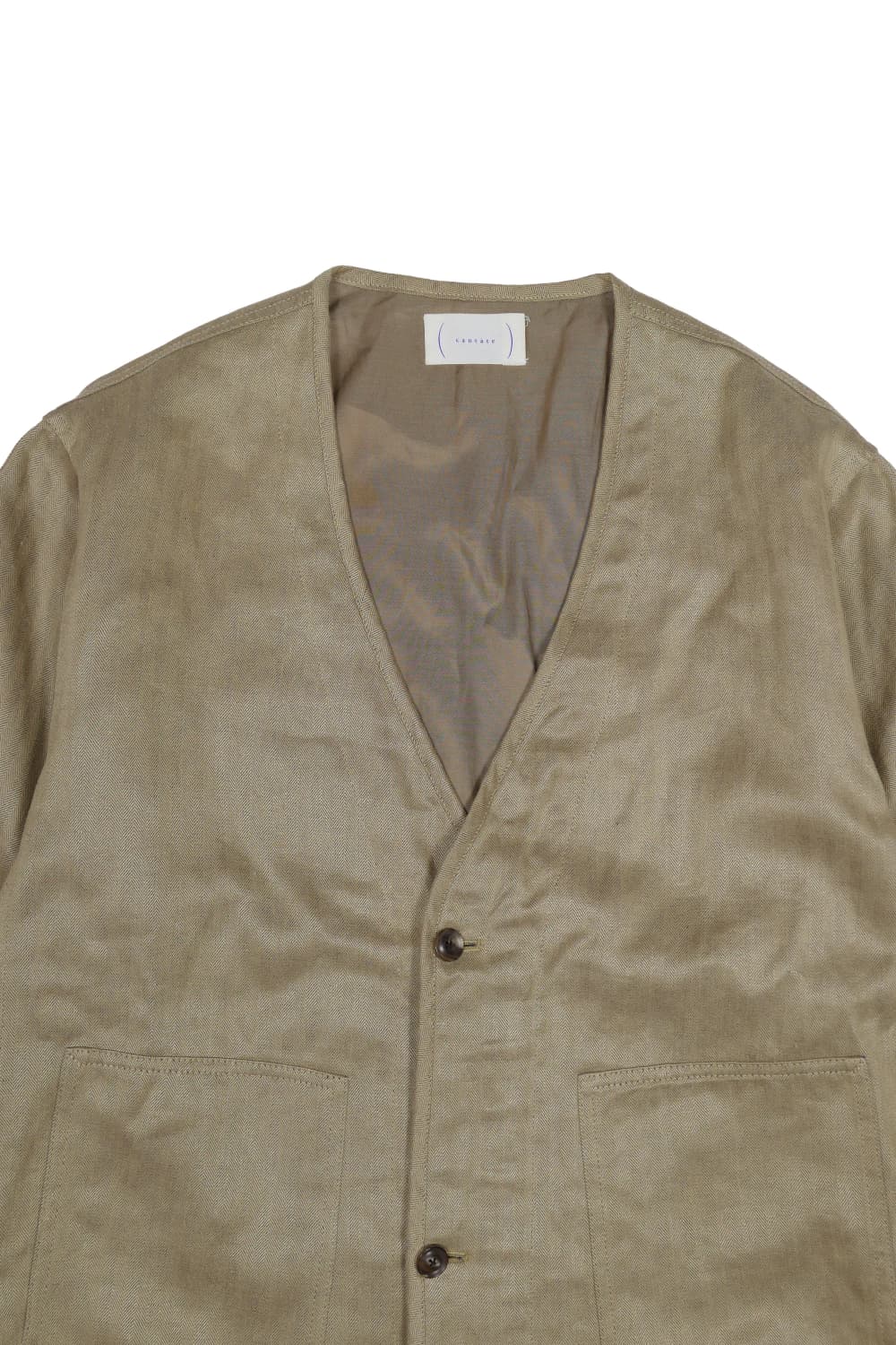 칸타테 헤비 린넨 도테라 자켓 상품이미지2