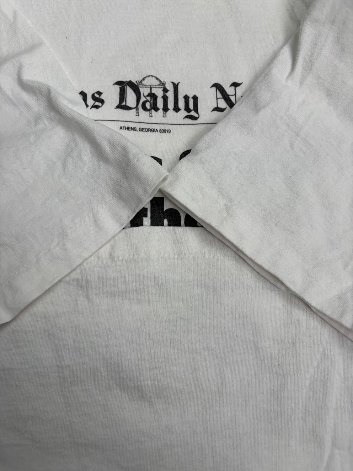 90s Athens Daily News Tee (white) 상품이미지7