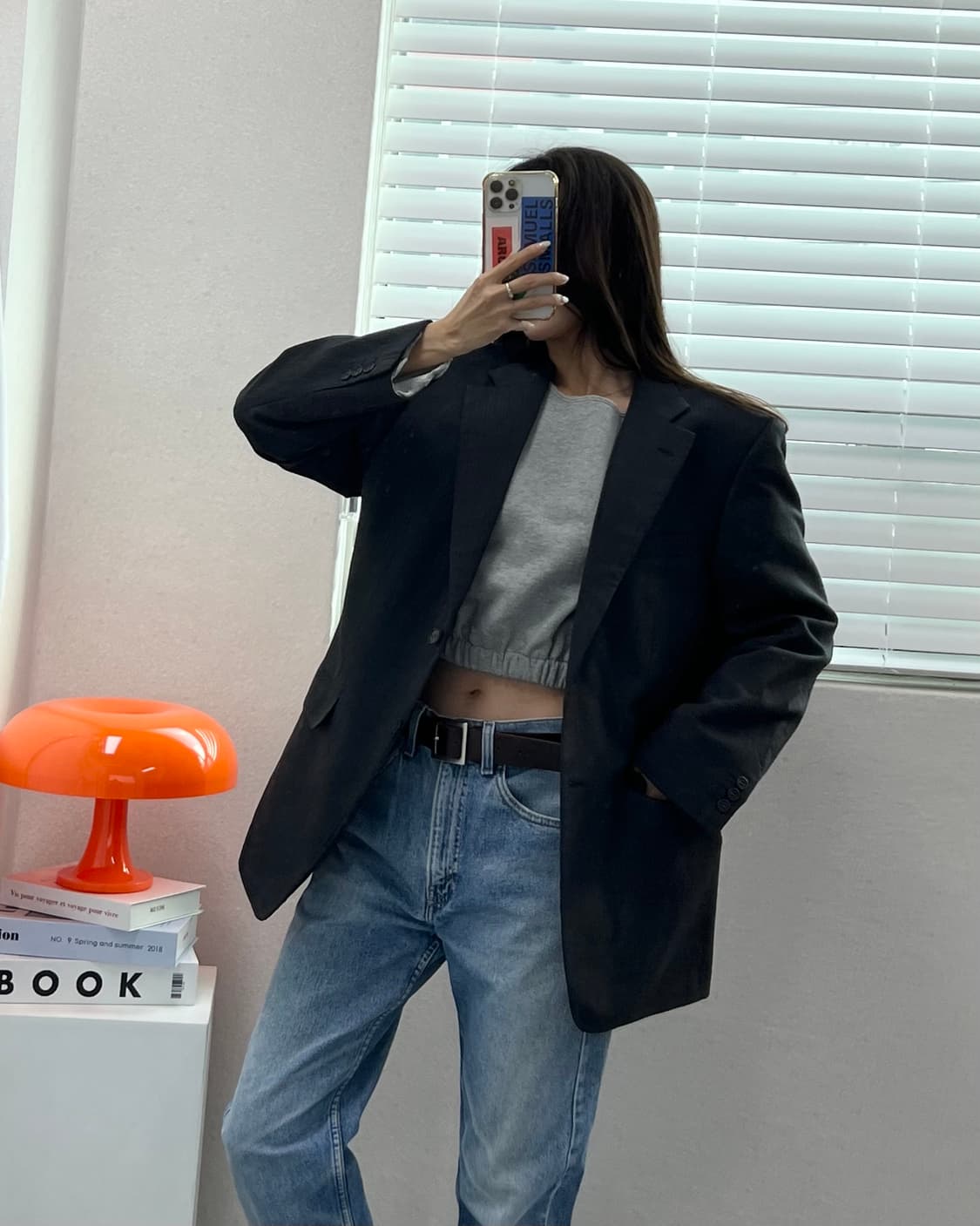 (L)빈티지 울 블레이져-M1452 상품이미지1