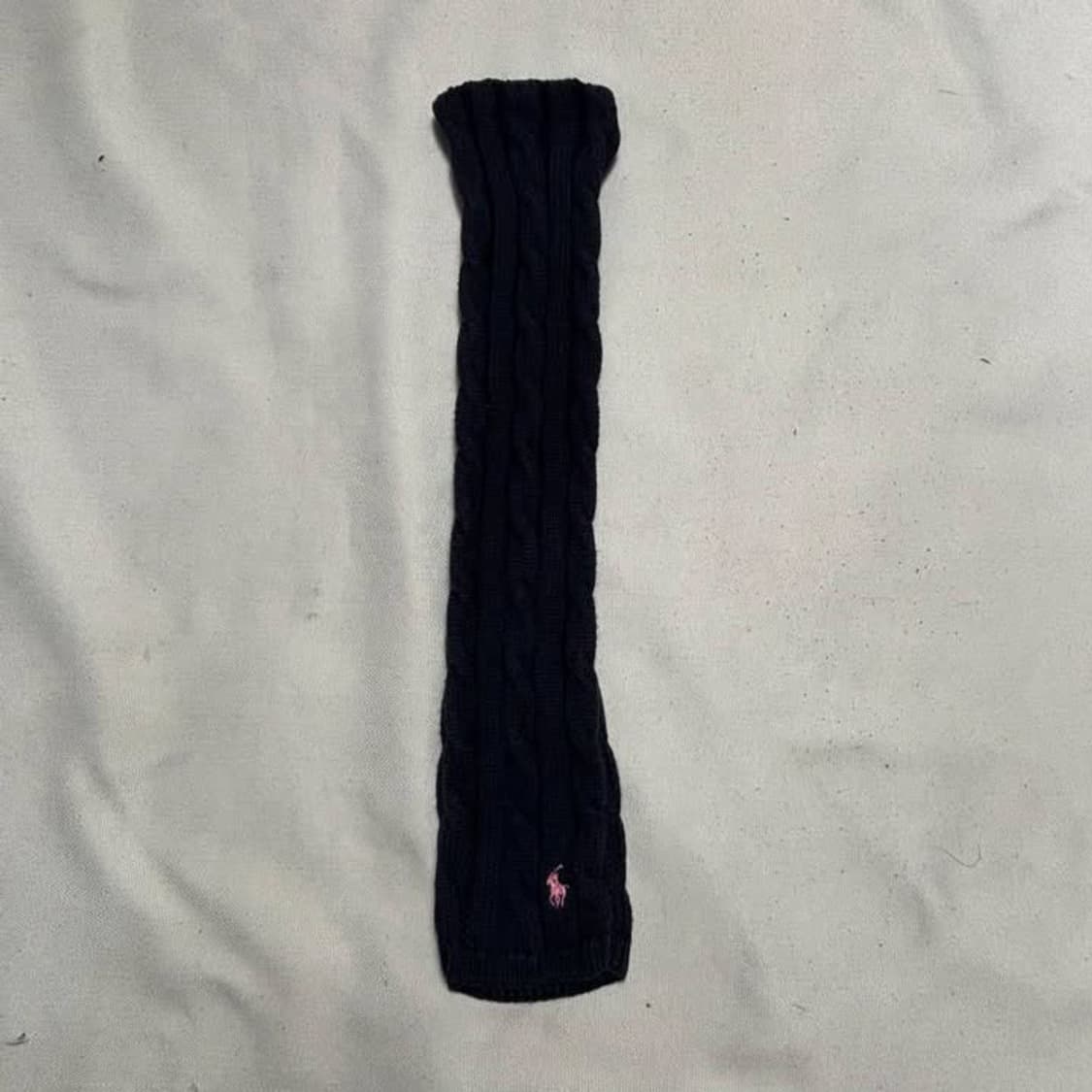 폴로랄프로렌 핑크 포니 네이비 케이블스카프 상품이미지4