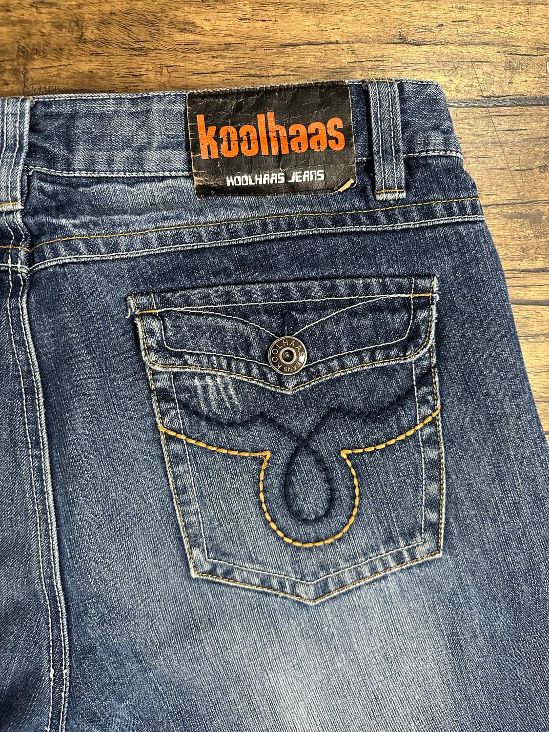 쿨하스진 Y2K 올드스쿨 빈티지 청바지 34사이즈 상품이미지6