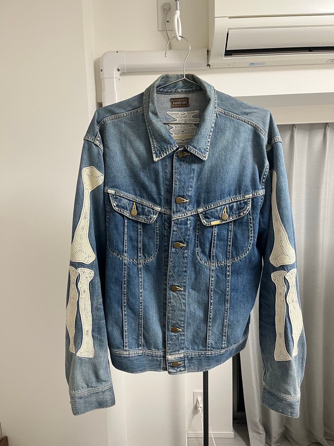 [48] 캐피탈 kapital 본 데님자켓 인디고 상품이미지1