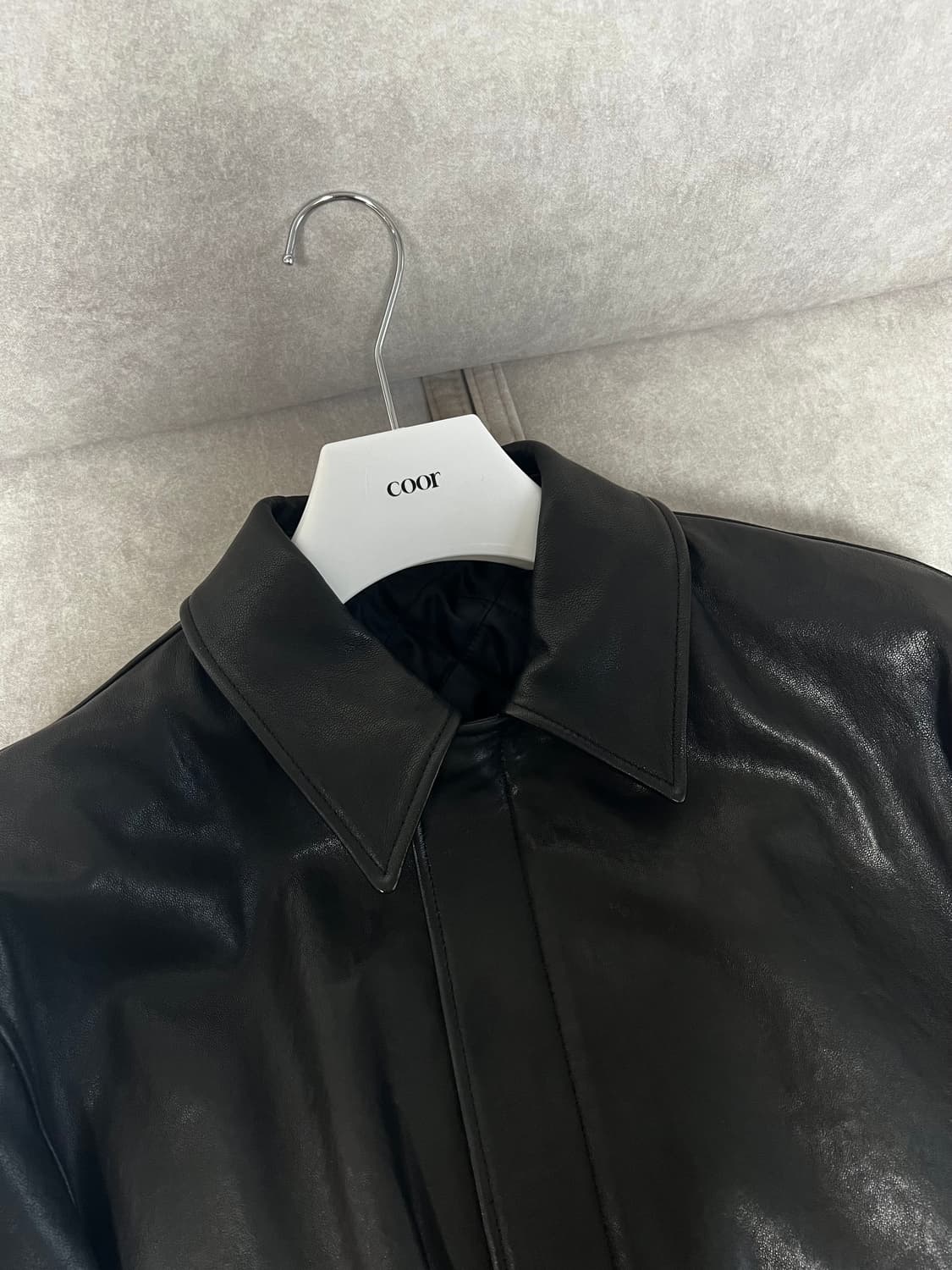 쿠어 베지터블 A-2 레더 자켓 상품이미지5