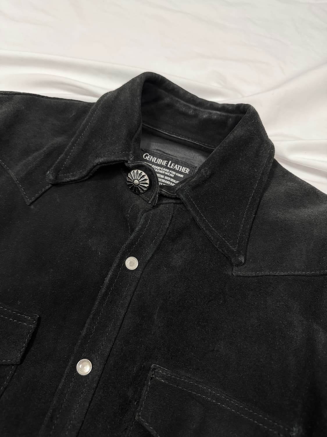 카우 스웨이드 콘초 웨스턴 자켓 상품이미지5