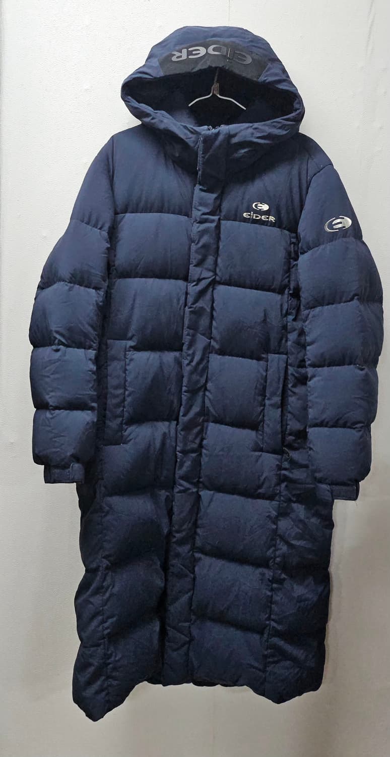 아이더 롱 구스 패딩 네이비 M 상품이미지1