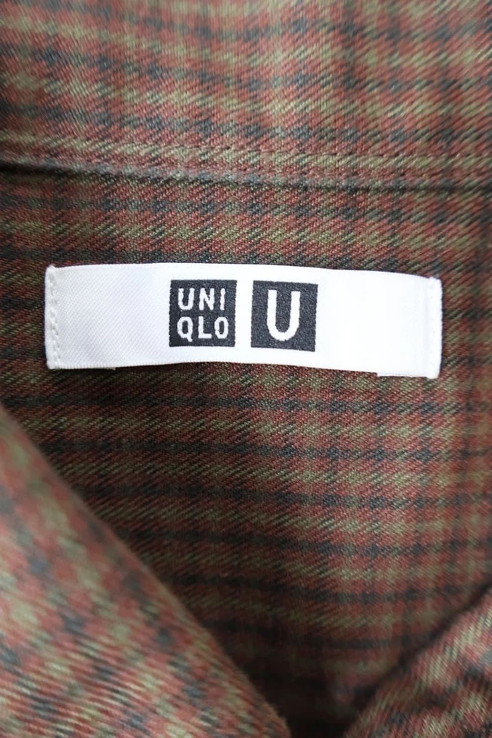 Uniqlo U Brown Check Shirt 상품이미지6