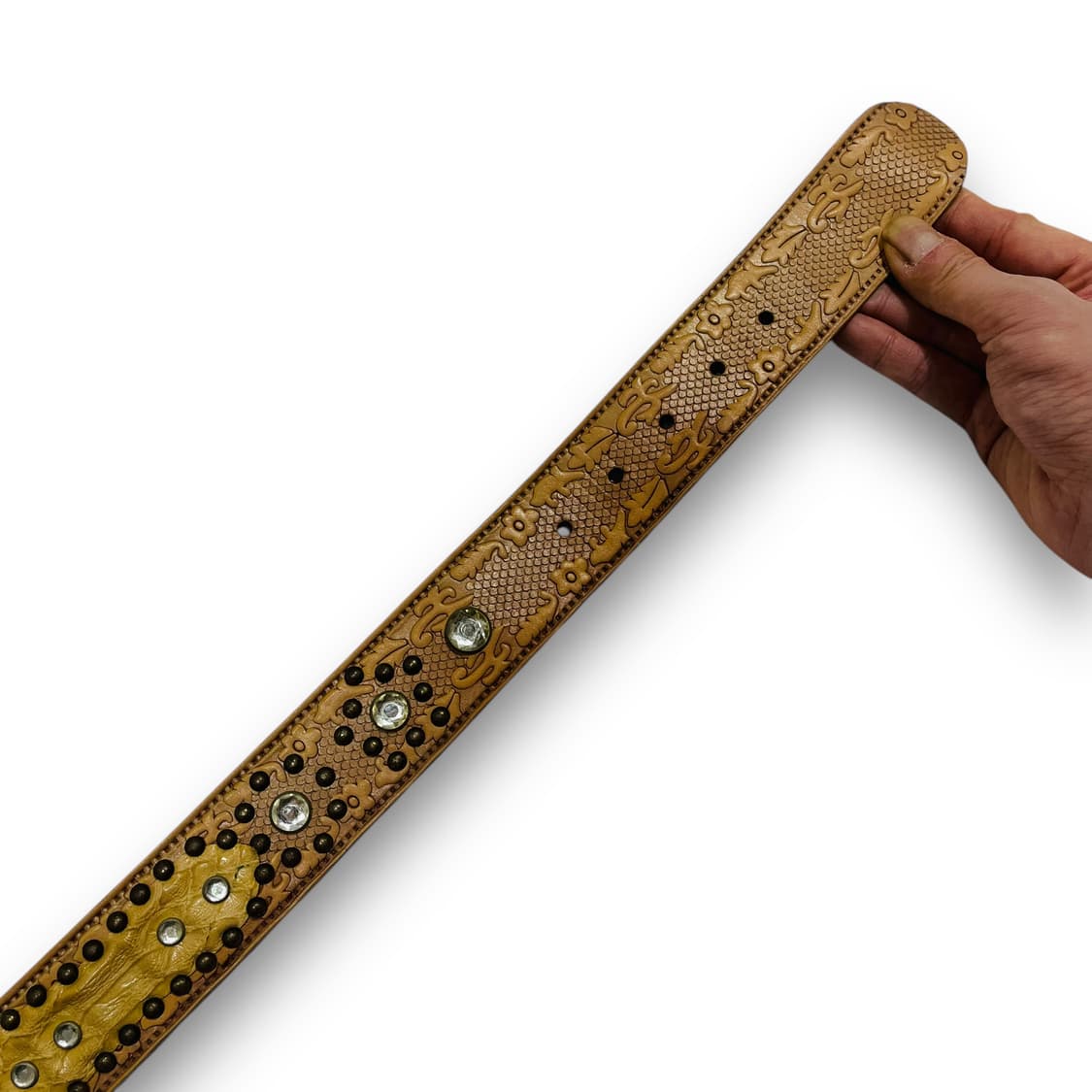 American 90s Gemstone Snake Western Belt 상품이미지6