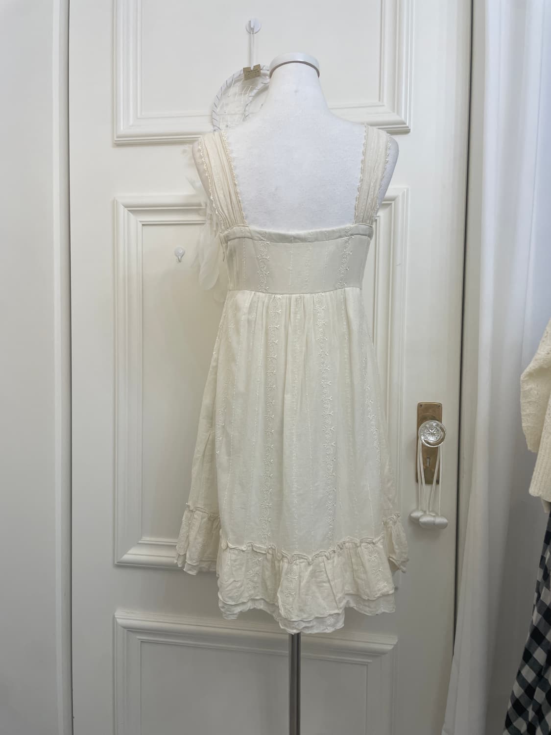 ivory bow crochet cardigan&ivoey lace em 상품이미지8