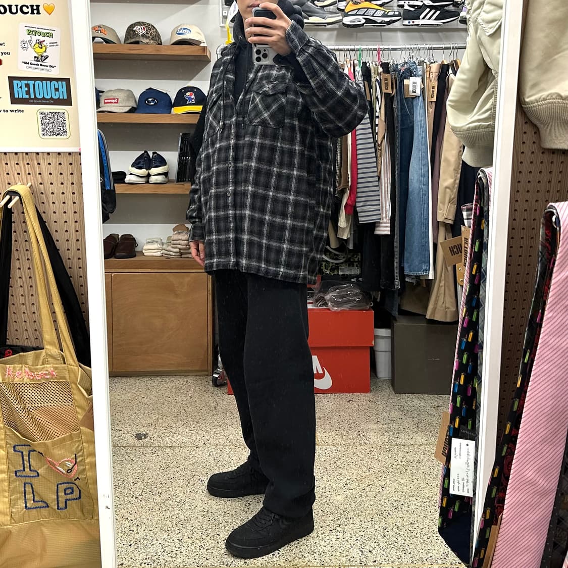 세인트존 헤비 플란넬 체크셔츠 상품이미지8