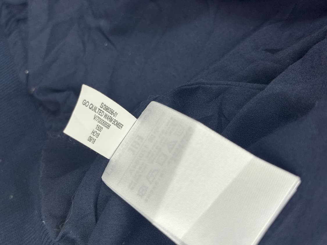 재팬 Gap 누빔 경량 네이비 패딩 봄버 자켓 아우터 아메카지 핀터 상품이미지6